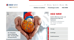 Desktop Screenshot of hdz-nrw.de